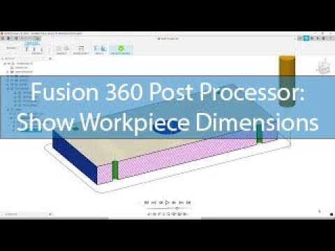 Customize Your Post Processor: Automatic Stock Size in G-Code Header