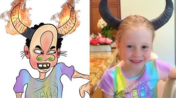 Nastya is Trying to Trick Dad Drawing Meme|