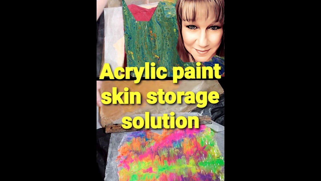 Acrylic paint skin storage solutions + BONUS hack YouTube