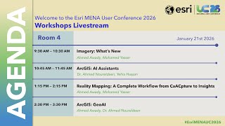 Esri MENA UC 2026 - Workshops Stream: Room 4 screenshot 5