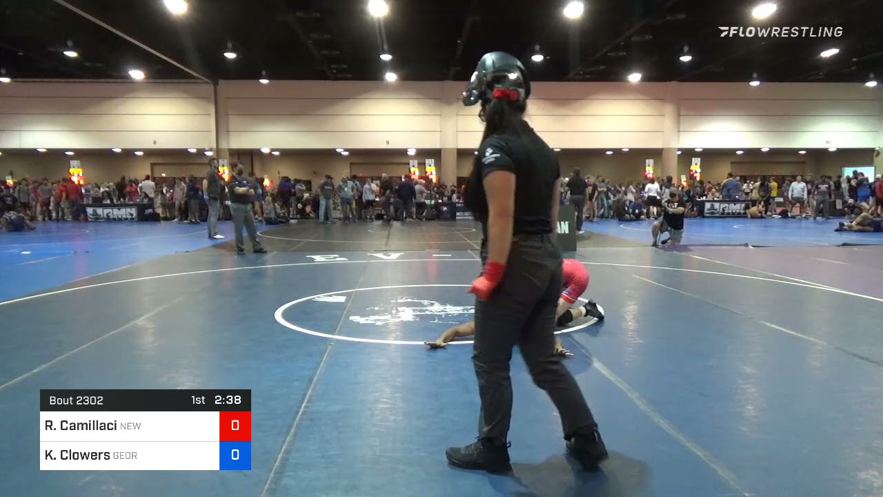 145 Lbs Quarterfinal - Rocco Camillaci, New York Vs Kahlil Clowers, Georgia 517d