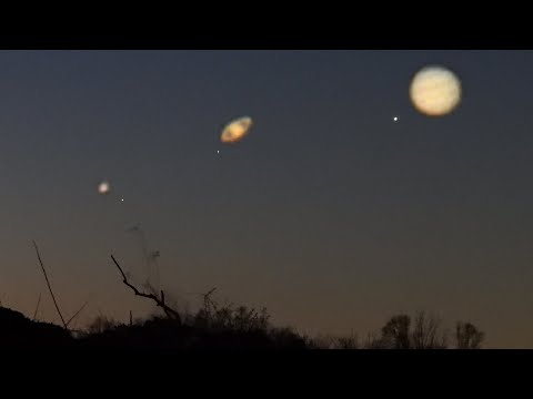 Video: Når passerer Jupiter og Saturn?