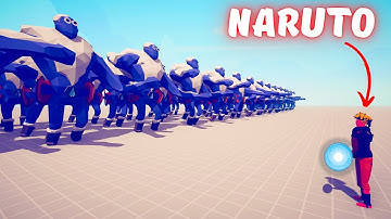 NARUTO vs ARMY OF UNITS - Totally Accurate Battle Simulator TABS