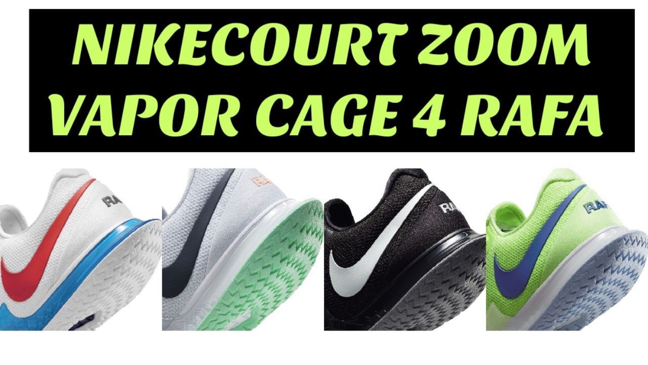 NEW COLORWAYS | NIKECOURT ZOOM VAPOR CAGE 4 RAFA