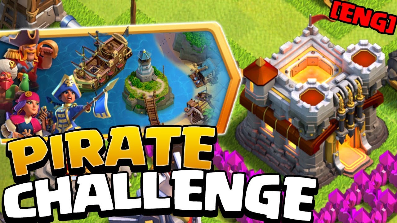 PIRATE CHALLENGE EASY 3 Stars in Clash of Clans YouTube