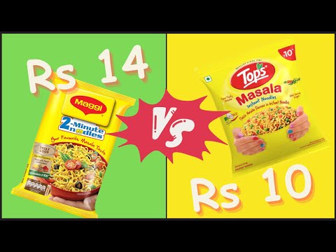 Maggi substitute at just ₹10. Tops masala instant noodles review and