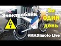 ЭЛЕКТРО-МОТОЦИКЛ ЗА 1 ДЕНЬ | #MADImoto Live №4