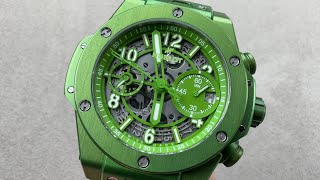 フード付きフィッシングウェア オリーブグリーン Hublot Big Bang UNICO Nespresso Origin Limited Edition 441.UG.5220