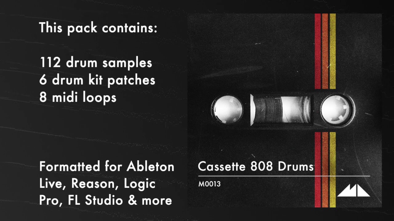 Download 112 Tape Hiss & Tape 808 Drum Samples | Cassette 808 Drums