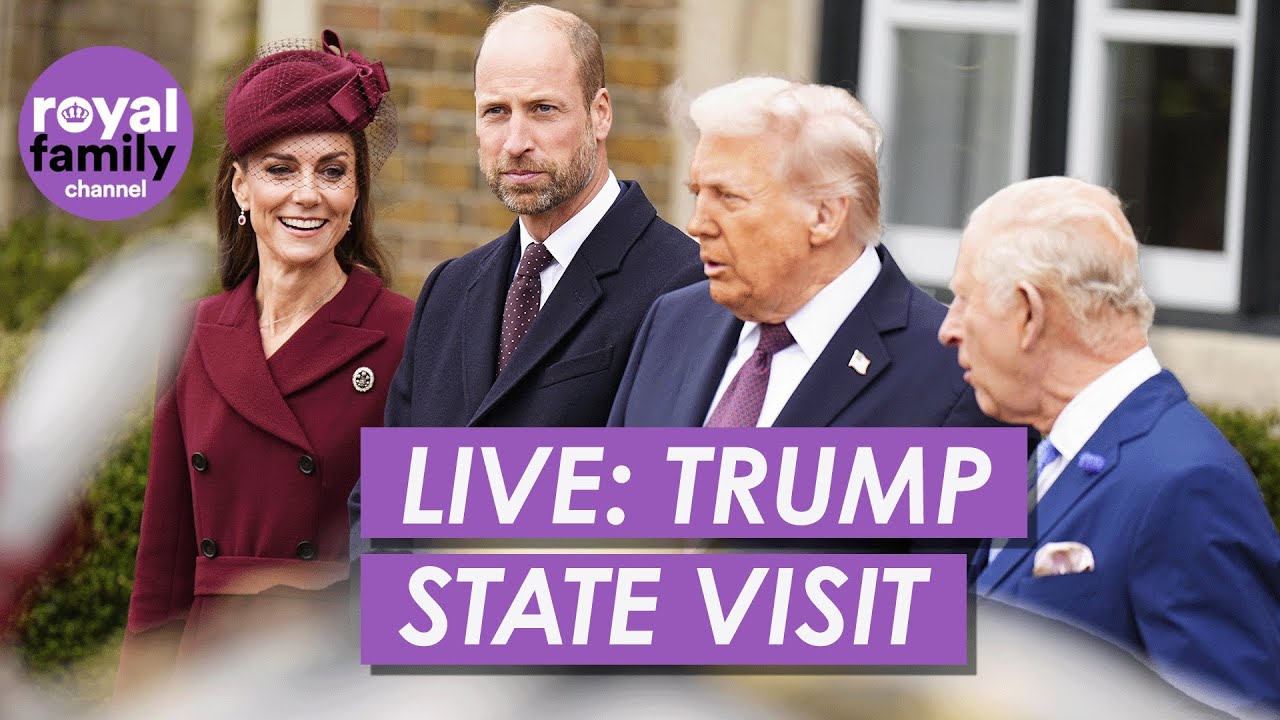LIVE: King and Queen Welcome President Trump and Melania with Royal Salute