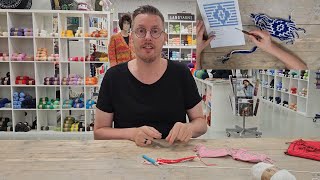 Pera \u0026 Pasha TV: Instructievideo voor het Overlay Mozaïek haken, de negatief steek.