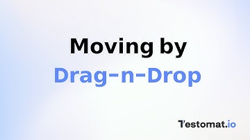 𝗠𝗼𝘃𝗶𝗻𝗴 𝘁𝗲𝘀𝘁 𝗰𝗮𝘀𝗲𝘀 𝗮𝗻𝗱 𝘁𝗲𝘀𝘁 𝘀𝘂𝗶𝘁𝗲𝘀 𝗯𝘆 𝗱𝗿𝗮𝗴-𝗻-𝗱𝗿𝗼𝗽 𝗮𝗰𝘁𝗶𝗼𝗻 - Test Management Tool | testomat.io