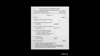 JAVA question paper BCS (Internal exam)