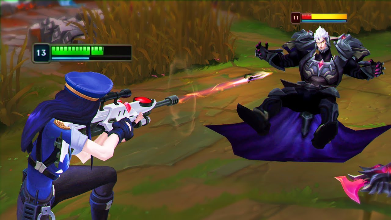 CAİTLYN TOP ama rakibi hem REPORTLATIYOR hem AFK BIRAKTIRIYOR!