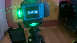 КАК пользоваться лазерным уровнем MAKITA 4D ???