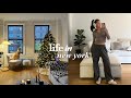 LIFE IN NYC | simple holiday week, decorating apartment, winter nyc activities