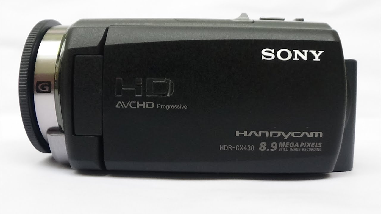 Sony HDR-CX430 camcorder: compact and efficient for your projects