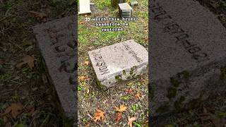 Fixing a broken headstone ⚒️ #headstoners #history #headstonerepair #historicalpreservation #repair