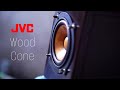 Jvc spexa3 wood cone micro hifi speakers  quick test