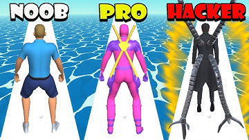 NOOB vs PRO vs HACKER in Villain Hero Run