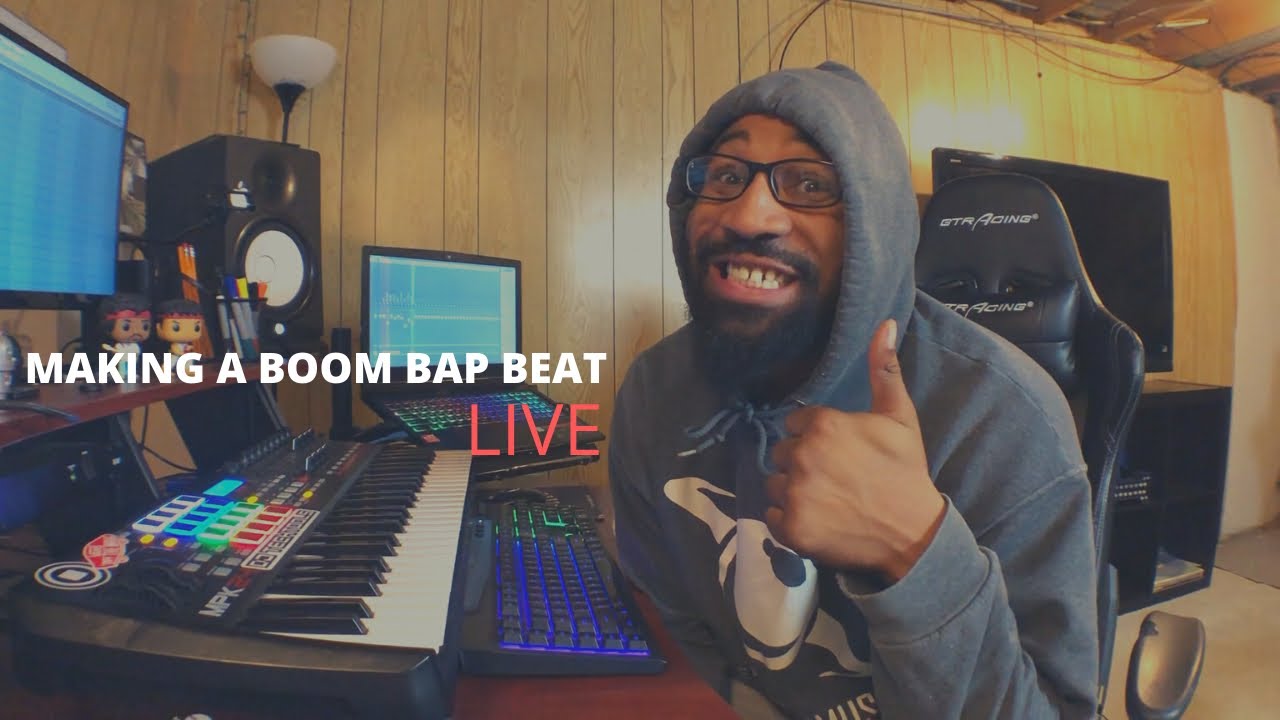 I got some samples!!  (Making a boom bap beat) LIVE STREAM