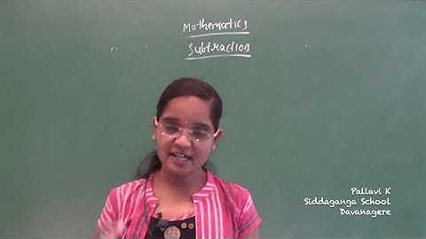 STATE 5 - MATHEMATICS - SUBTRACTION - PART 1
