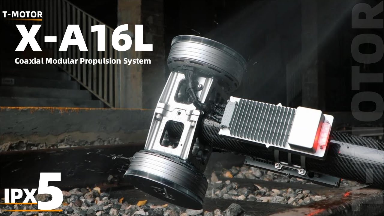 IPX5 Rinse Clean Heavy-Lift Motor 135kg Thrust | T-MOTOR X-A16 Coaxial Propulsion System