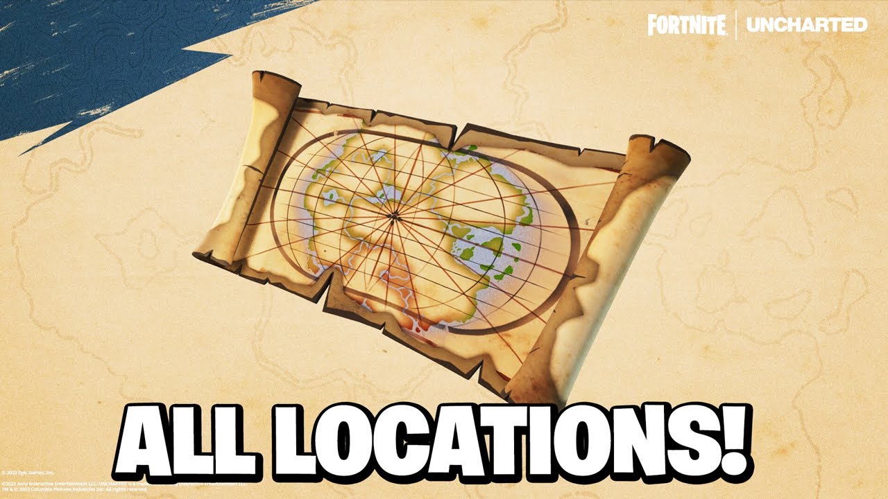 How To Find DRAKES MAP in Fortnite Location! (All Drake Treasure Map