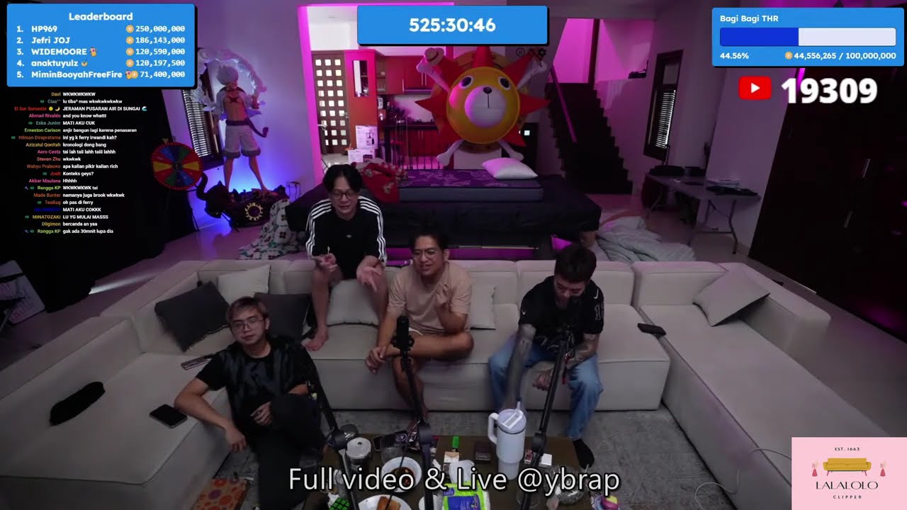 Full video Reza Arap YB deeptalk lanjut Jot Niko overthinking sampai siang#MARAPTHON2 #121 #YB