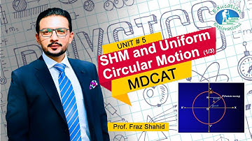 Physics | MDCAT | Lecture # 34 | Unit #5 | "SHM & Uniform Circular Motion" | by Prof. Fraz Shahid