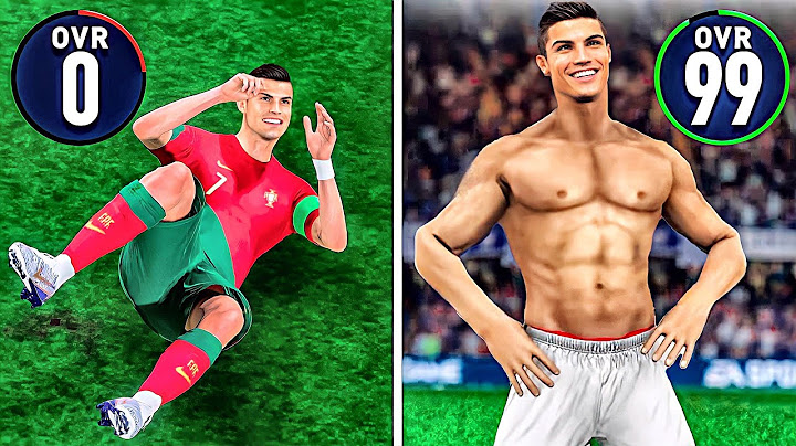 A Cada GOL do RONALDO, é + 1 OVERALL