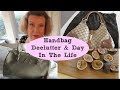 Vlog - Decluttering My Handbag Collection & Day in The Life