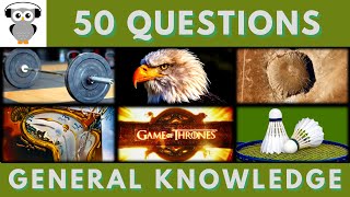 General Knowledge Quiz Trivia #40 | Weightlift, Eagle, Meteor, Painting, Game of Thrones, Badminton screenshot 1
