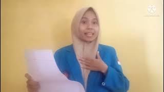 Latihan Baca Puisi 'Hatiku Selembar Daun' Sapardi Djoko Damono (Warda Khairunnisa)