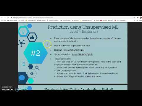 Task 2 - Prediction using unnsupervised ML
