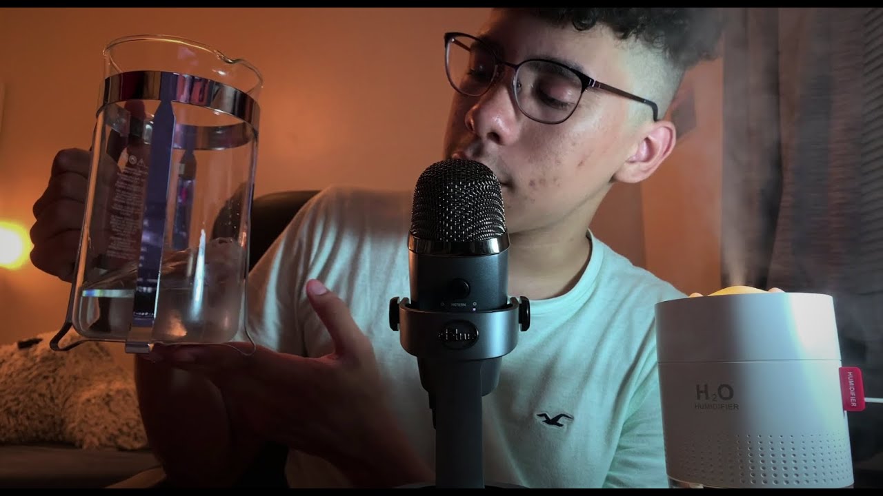 Asmr Liquid sounds assortment//New Blu yeti nano mic - YouTube