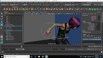 Maya Tutorials - Jump Sequence (Key framing Character Animation)