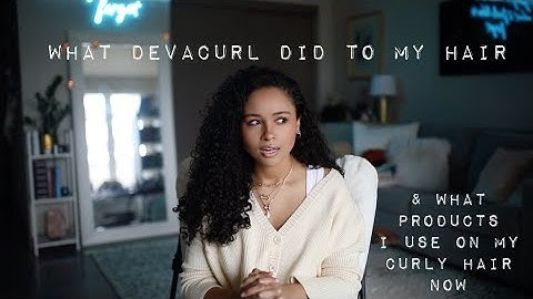 my thoughts on the devacurl situation: what happened to my hair, and what i use on my curly hair now