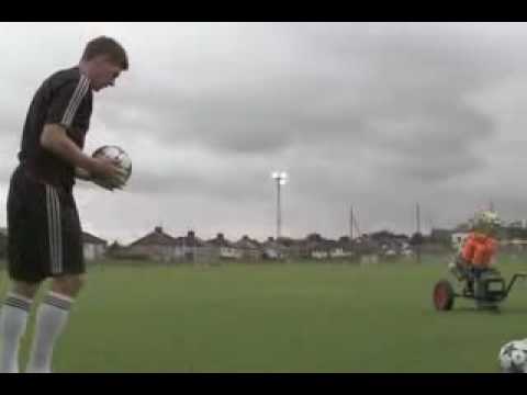 Liverpool FC's Steven Gerrard shows his clay-shoot...