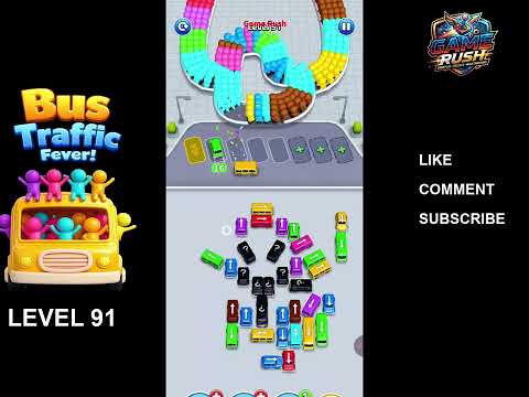 Bus Traffic Fever Level 91 walkthrough preview