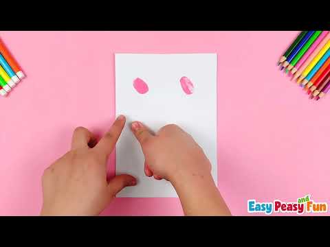 Fingerprint Hearts Card