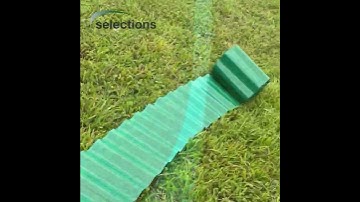 Green Plastic Garden Lawn Edging (9m x 15cm Roll) #lawnedging