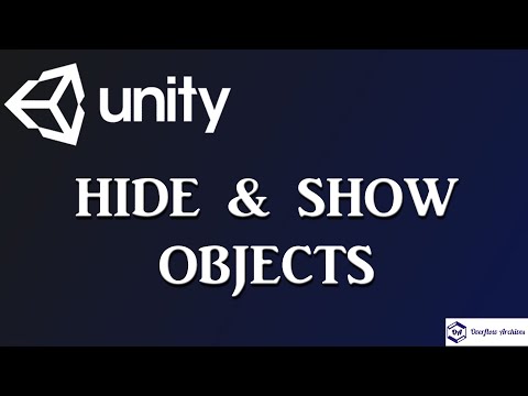 How to hide and show an object in Unity 3D 