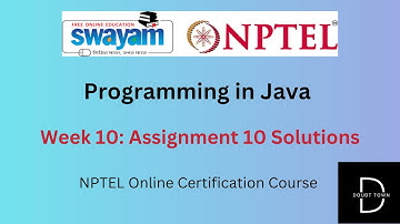 Programming in Java Week 10 Assignment Answers || July 2024 || NPTEL