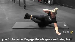 How to do Oblique Side Jack Knife Exercise | Abs and Core. Functional Exercise. Tighten Up