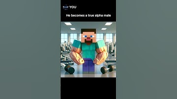 Minecraft Steve has W rizz 🤫🧏🏼 #chatgpt #ai #aigenerated #mewing