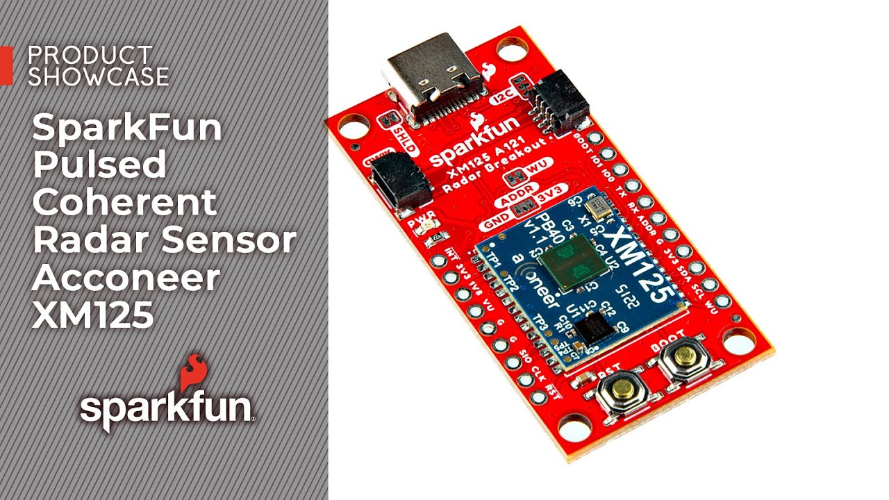 SparkFun Pulsed Coherent Radar Sensor - Acconeer XM125 (Qwiic