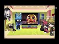 Withered animatronics + Marionette reacts to every fnaf character in a nutshell