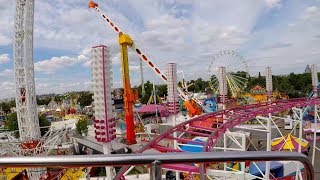 Infernal Toboggan Front Row On Ride POV - Foire du Trône