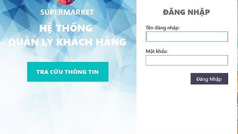 Quản lý khác hàng trong cửa hàng siêu thị